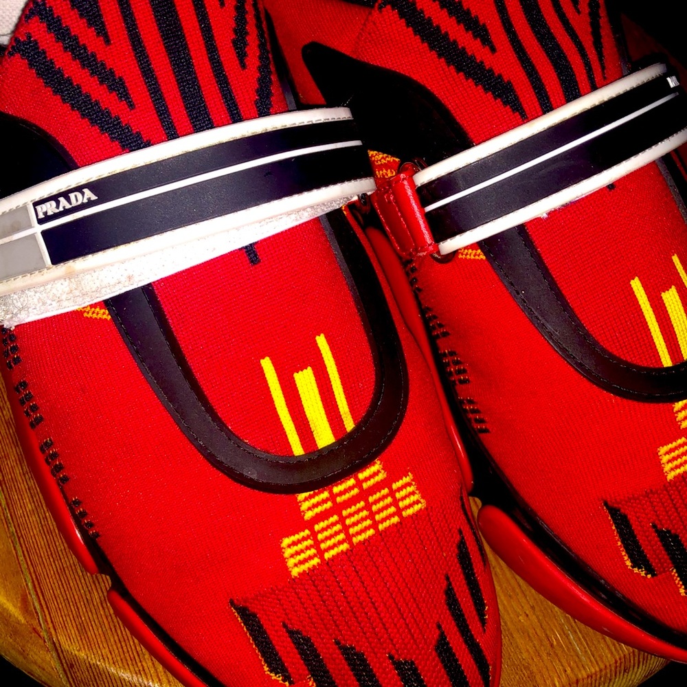 Prada linea rossa sneakers - Picture 2 of 5